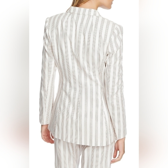 1. STATE Duet Double Breasted Striped Pantsuit in 10 - Picture 2 of 12